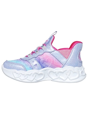 Tenis Skechers para niña Infinite Heart Lights