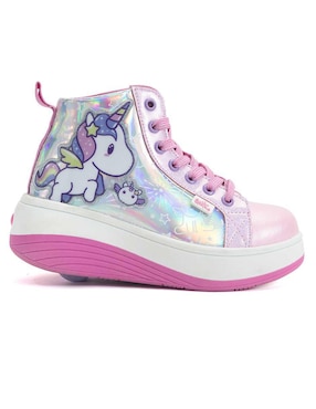 Tenis con ruedas Onix para niña Magic Fireworks Unicornio