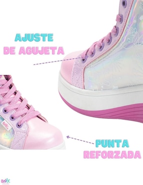 Tenis con ruedas Onix para niña Magic Fireworks Unicornio