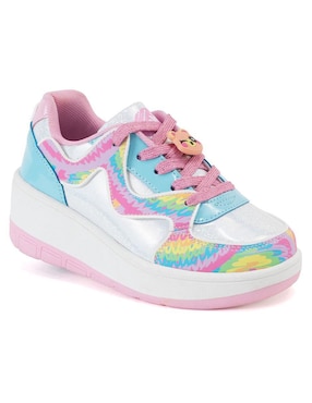 Tenis con ruedas Onix para niña Onix Fun Doodles Multicolor