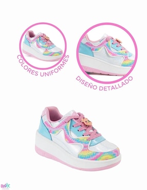 Tenis con ruedas Onix para niña Onix Fun Doodles Multicolor