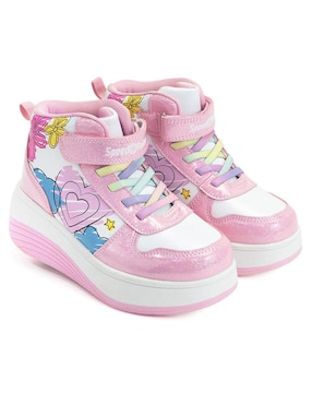 Tenis con ruedas Speed Roller para niña Doodles Rollers