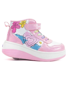 Tenis con ruedas Speed Roller para niña Doodles Rollers