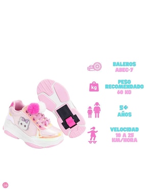 Tenis con ruedas Speed Roller para niña Bow Kitty