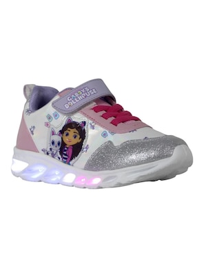 Tenis luz led Kuali Shoes para niña Gabby'S Dollhouse