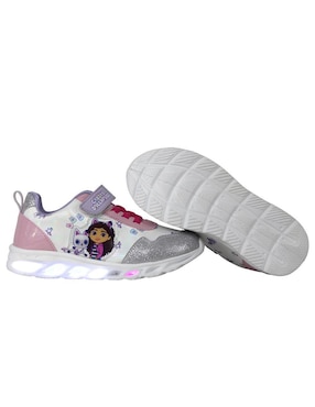 Tenis luz led Kuali Shoes para niña Gabby'S Dollhouse