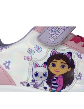 Tenis luz led Kuali Shoes para niña Gabby'S Dollhouse