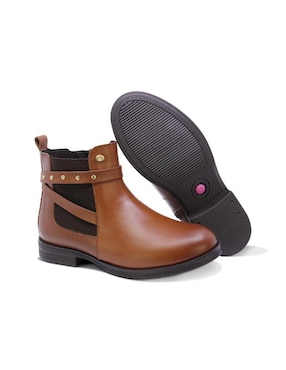 Bota de piel Coqueta para niña