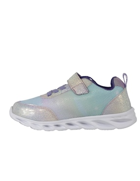 Tenis luz led Kuali Shoes para niña Frozen Elsa