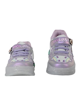 Tenis luz led Kuali Shoes para niña Capibara