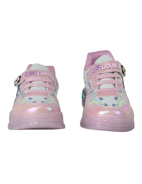 Tenis luz led Kuali Shoes para niña Capibara