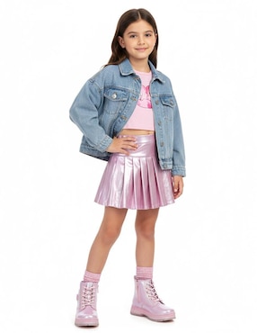 Botín Kuali Shoes Barbie para niña