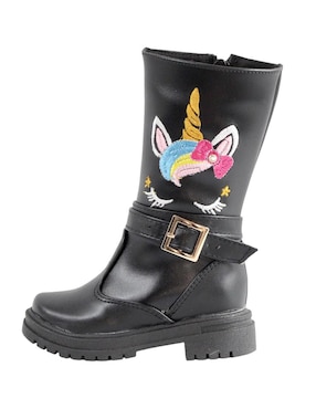 Bota Kuali Shoes Bota larga Unicornio para niña