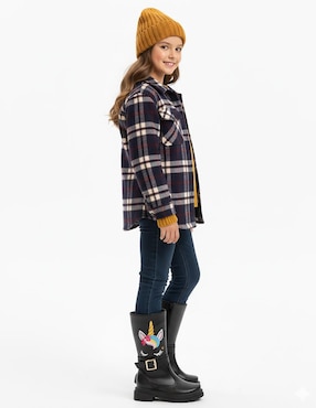 Bota Kuali Shoes Bota larga Unicornio para niña