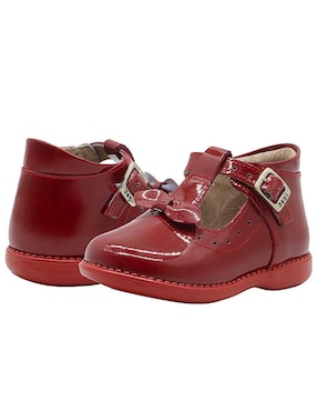 Zapato Dogi Trendy de piel para niña