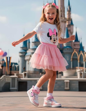 Tenis Tropicana Licencia para niña Minnie