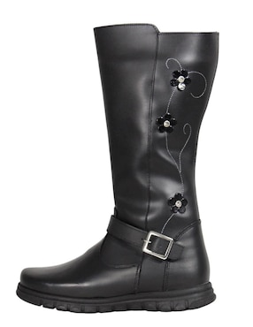 Bota de piel Kuali Shoes para niña