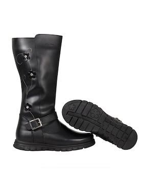 Bota de piel Kuali Shoes para niña