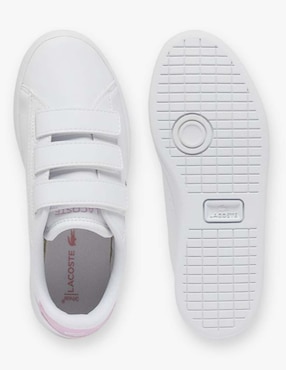 Tenis Lacoste para niña Carnaby