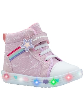 Tenis luz led Bubble Gummers para niña Soft Step