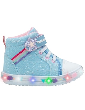 Tenis luz led Bubble Gummers para niña Stars