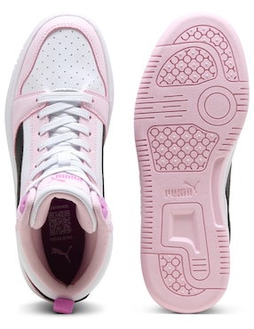 Tenis Puma para niña Puma Rebound V6 Mid Jr