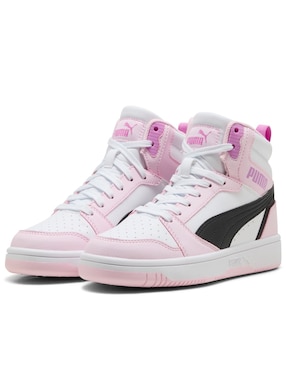 Tenis Puma para niña Puma Rebound V6 Mid Jr