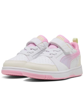 Tenis Puma para niña grandes Puma Rebound V6 Lo Come On AC PS
