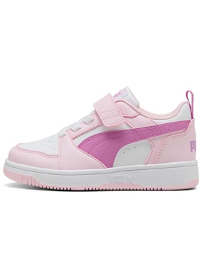 Tenis Puma para niña Rebound V6 Lo AC PS