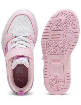 Tenis Puma para niña Rebound V6 Lo AC PS