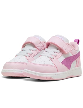 Tenis Puma para niña Rebound V6 Lo AC