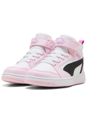 Tenis Puma para niña Rebound V6 Mid