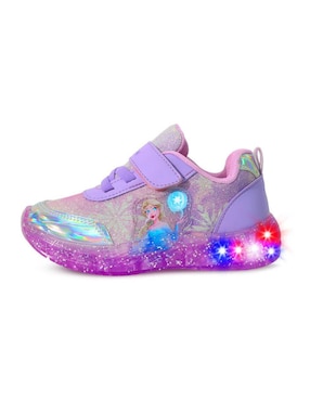 Tenis con luz LED Tropicana Licencia para niña Frozen