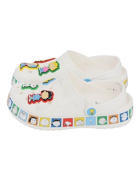 Sandalia Crocs Peanuts Crocband Clog para niña