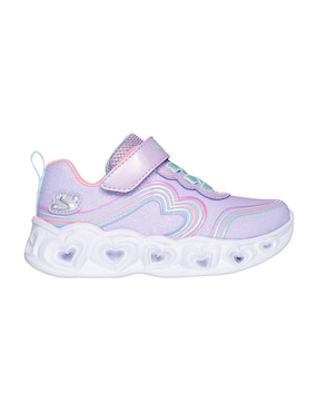 Tenis Skechers para niña bebé Heart Lights