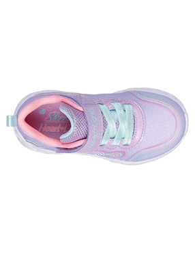 Tenis Skechers para niña bebé Heart Lights