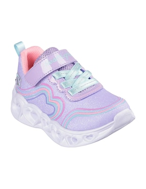 Tenis Skechers para niña bebé Heart Lights