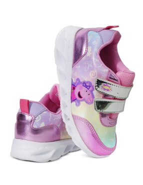 Tenis con luz LED Peppa Pig para niña