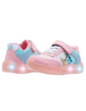 Tenis con luz Tropicana para niña Bluey y Bingo