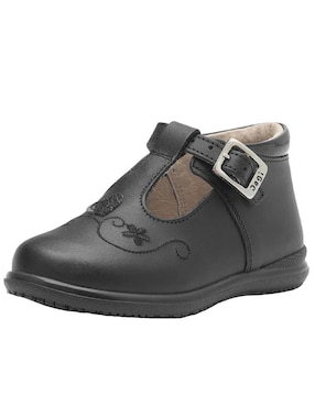 Zapato Dogi Back To School de piel para niña