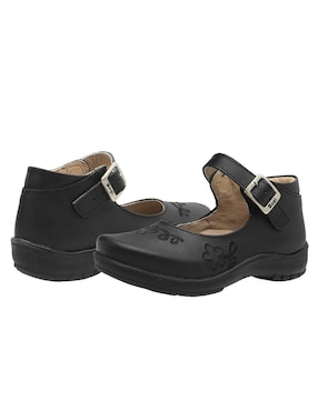 Zapato Dogi Back to School de piel para niña