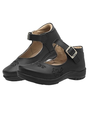 Zapato Dogi Back to School de piel para niña
