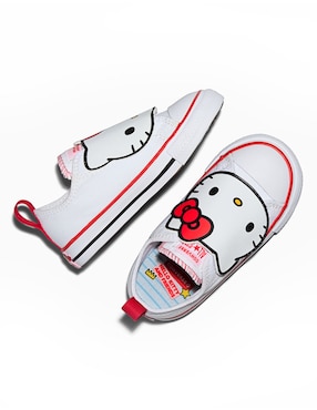 Tenis Converse para niña Hello Kitty