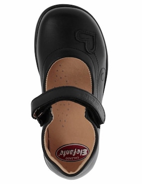Zapato Mary Jane Elefante de piel para niña