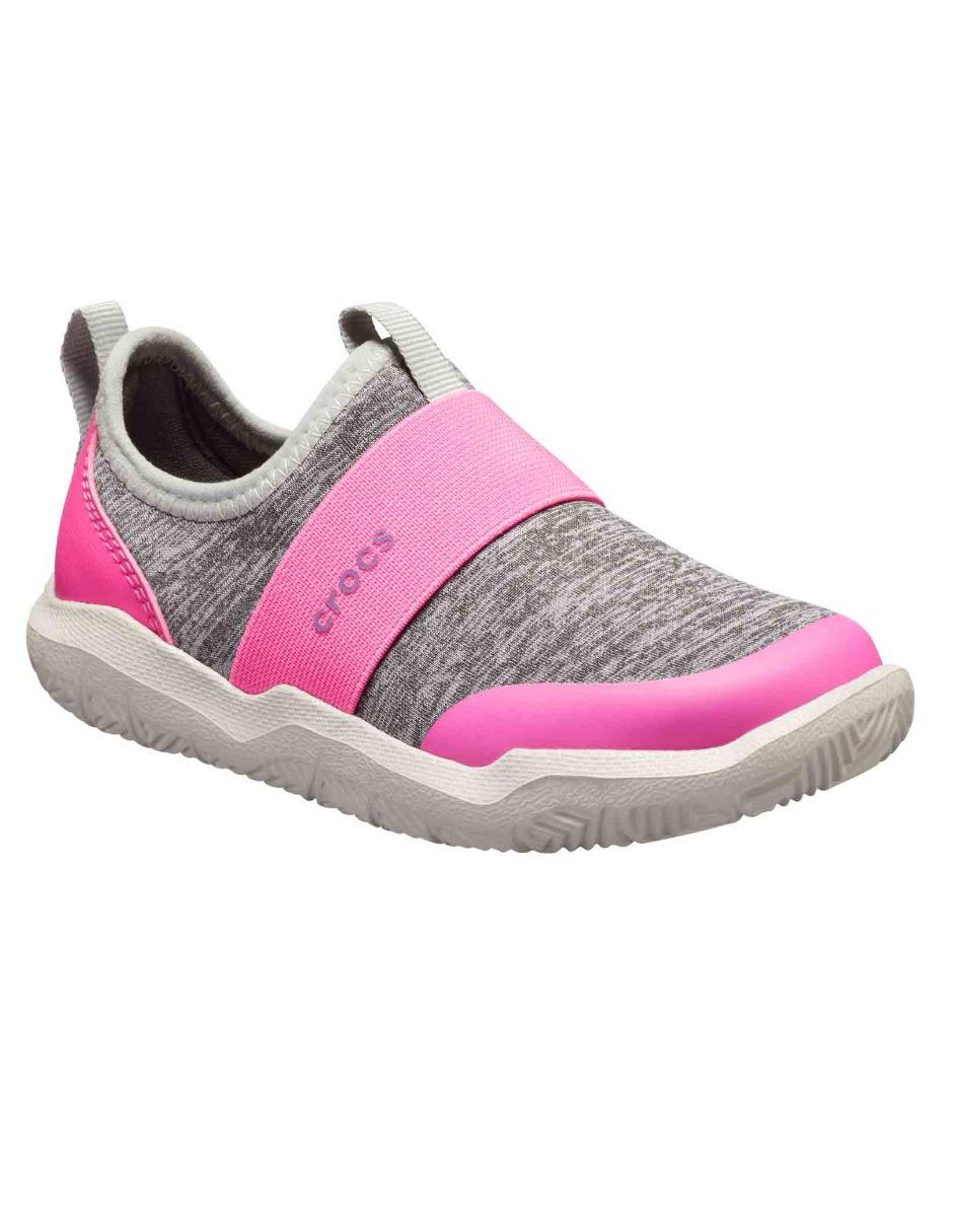 Tenis jaspeado Crocs para niña en Liverpool