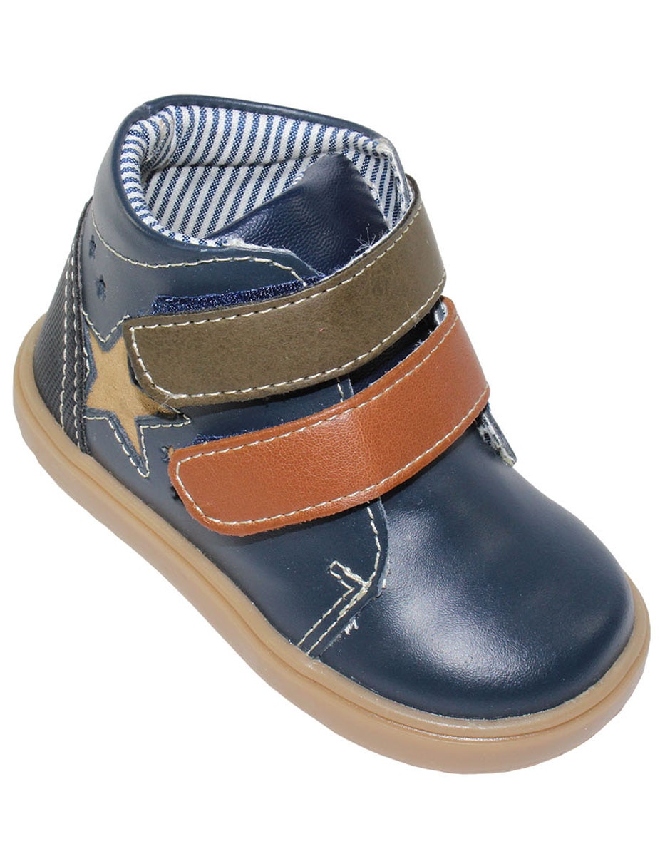 Bota de piel para bebé niño Bota de piel para bebé niño