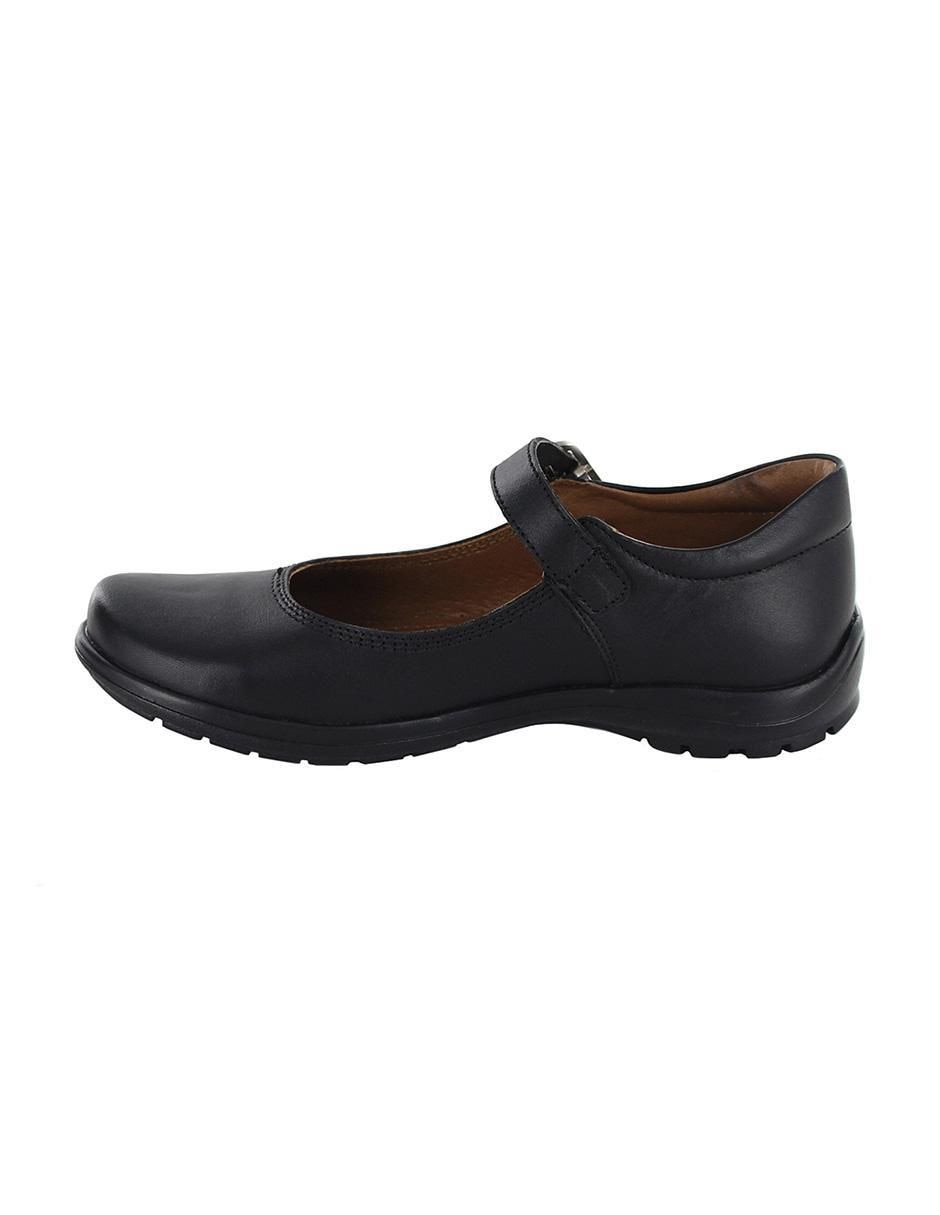 Zapato Regreso a clases de piel para niña 5