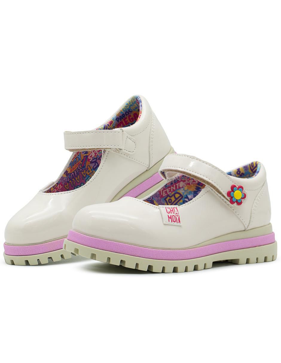 Zapato Mary Jane Chunky para niña 4