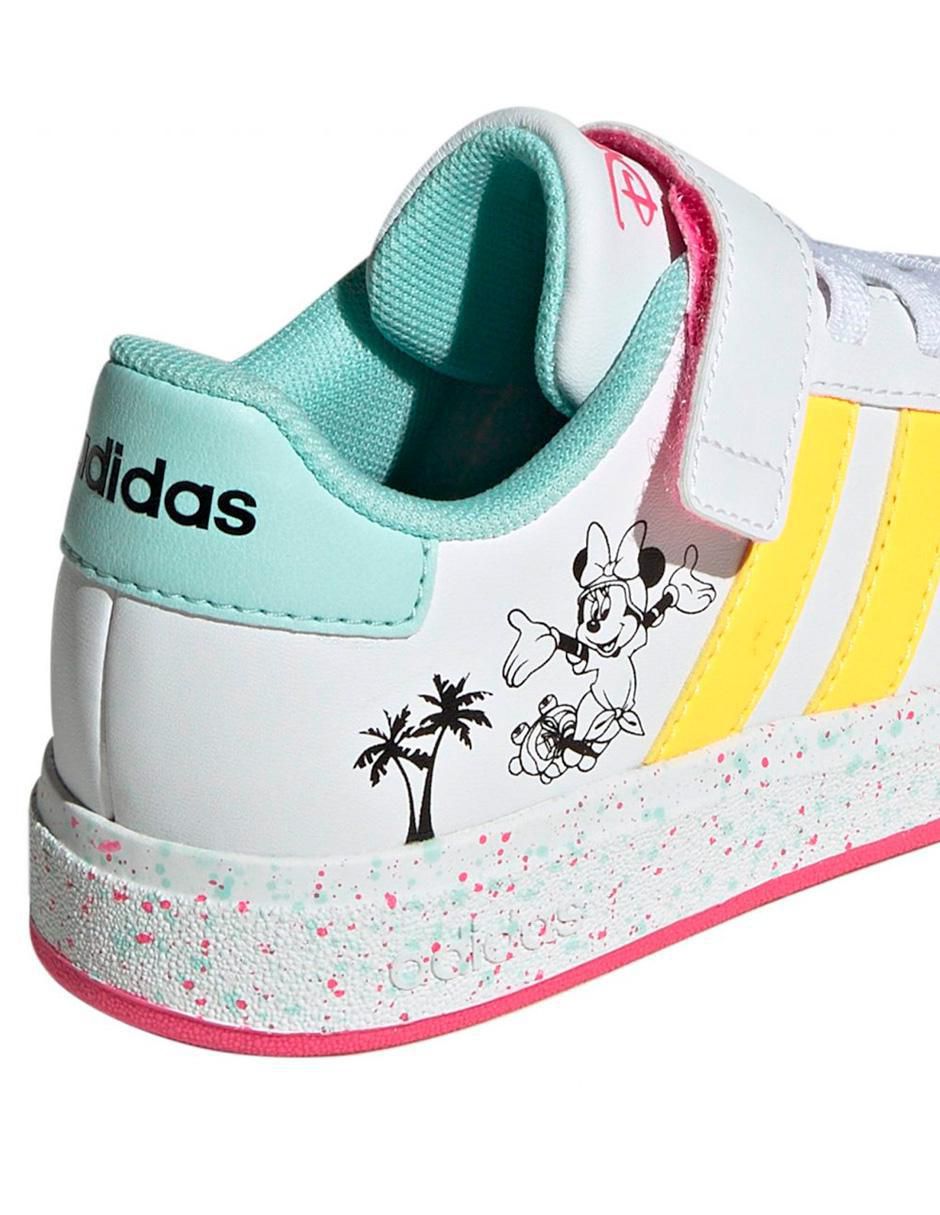 Tenis para niña Grand Court Minnie Mouse 4