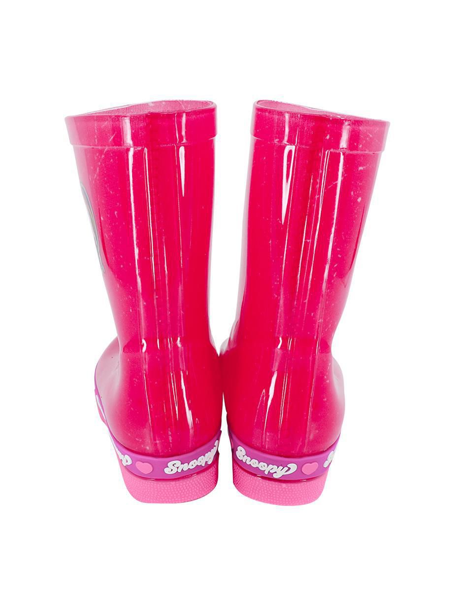 Bota de lluvia Snoopy para niña 3